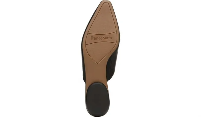 Mules Women Franco Sarto Franco Bridget 2 Mule Black Leather