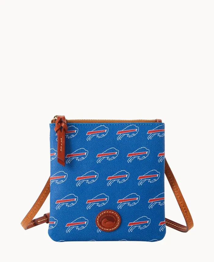 NFL Bills Small North South Top Zip Crossbody Bills Woman Dooney and Bourke Crossbodies NFL Bills Small North South Top Zip Crossbody Bills Woman Dooney and Bourke Crossbodies
