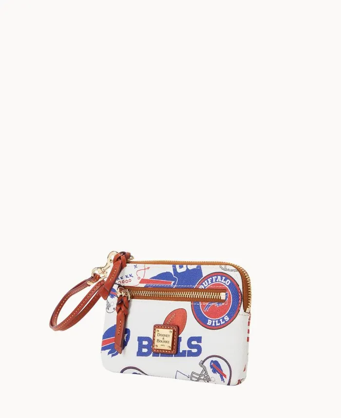 NFL Bills Zip Around Wristlet Bills ManWoman Dooney and Bourke Wallets NFL Bills Zip Around Wristlet Bills ManWoman Dooney and Bourke Wallets