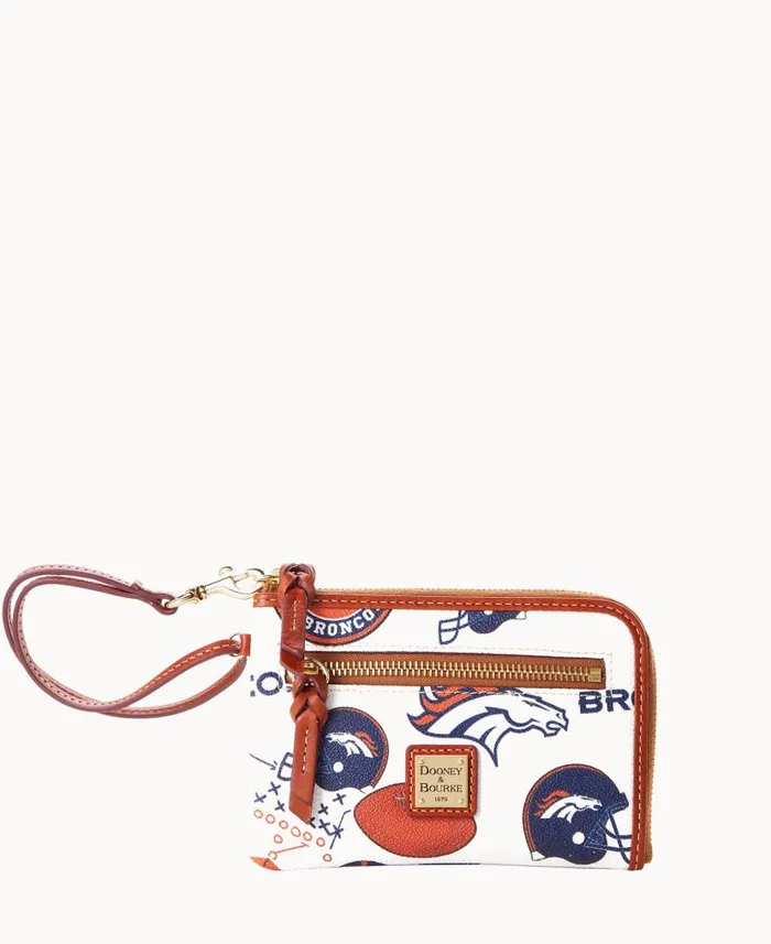 NFL Broncos Multi Function Zip Around Broncos ManWoman Dooney and Bourke Wallets NFL Broncos Multi Function Zip Around Broncos ManWoman Dooney and Bourke Wallets