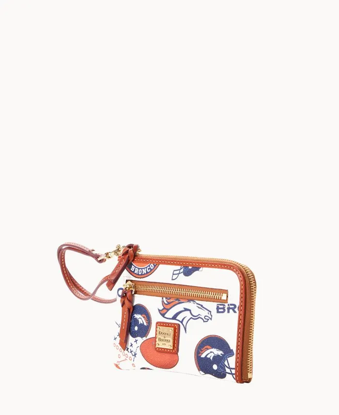 NFL Broncos Multi Function Zip Around Broncos ManWoman Dooney and Bourke Wallets NFL Broncos Multi Function Zip Around Broncos ManWoman Dooney and Bourke Wallets