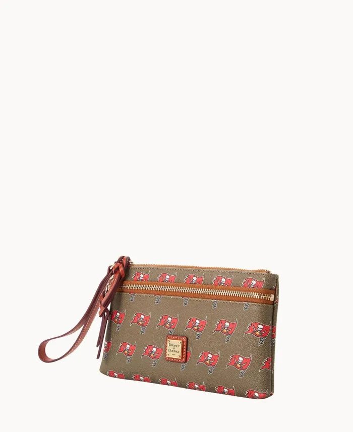 NFL Buccaneers Double Zip Wristlet Tampa Bay Buccaneers ManWoman Dooney and Bourke Wallets NFL Buccaneers Double Zip Wristlet Tampa Bay Buccaneers ManWoman Dooney and Bourke Wallets