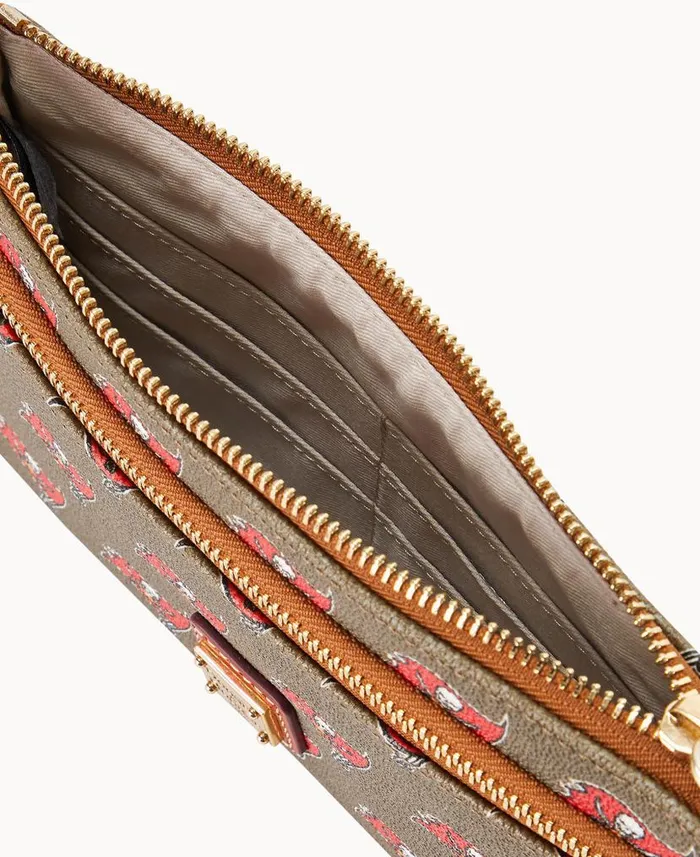 NFL Buccaneers Double Zip Wristlet Tampa Bay Buccaneers ManWoman Dooney and Bourke Wallets NFL Buccaneers Double Zip Wristlet Tampa Bay Buccaneers ManWoman Dooney and Bourke Wallets