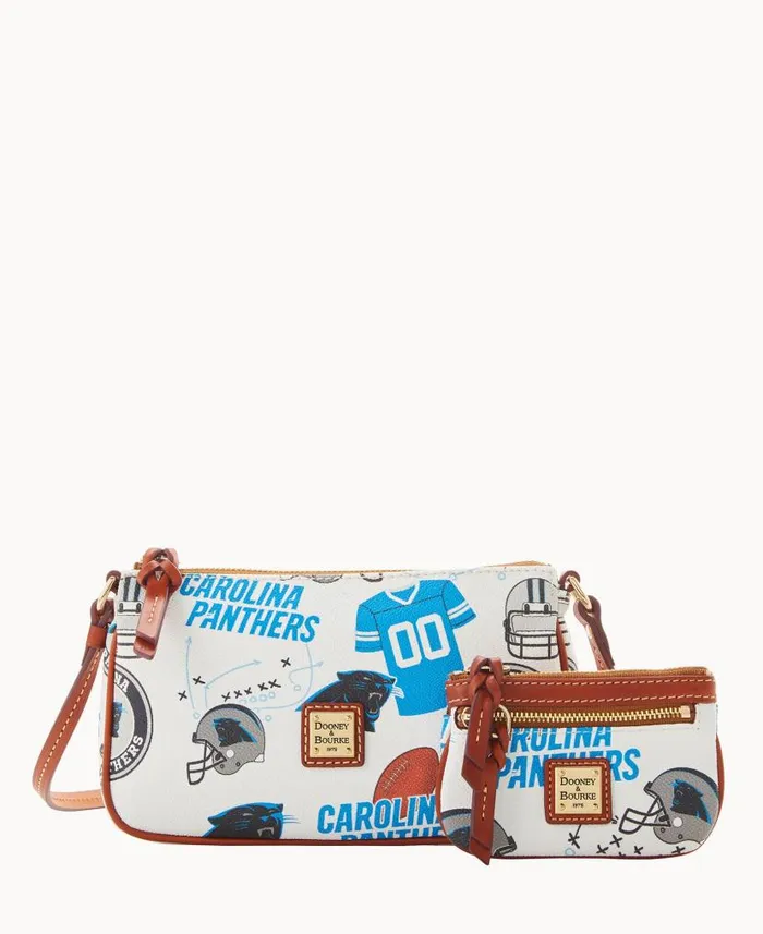 NFL Panthers Lexi Crossbody Sm Coin Case Panthers Woman Dooney and Bourke Crossbodies NFL Panthers Lexi Crossbody Sm Coin Case Panthers Woman Dooney and Bourke Crossbodies