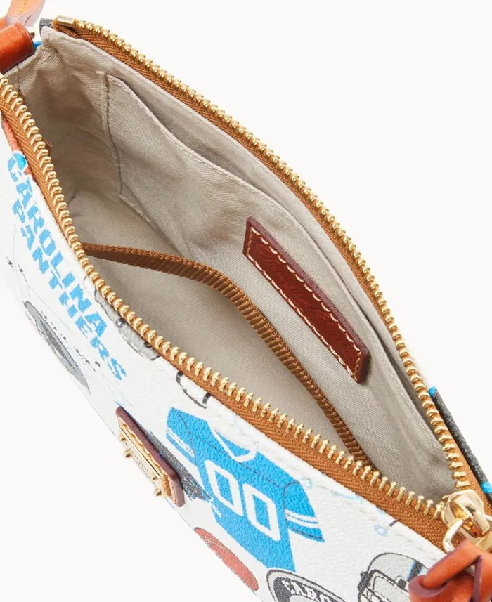 NFL Panthers Lexi Crossbody Sm Coin Case Panthers Woman Dooney and Bourke Crossbodies NFL Panthers Lexi Crossbody Sm Coin Case Panthers Woman Dooney and Bourke Crossbodies