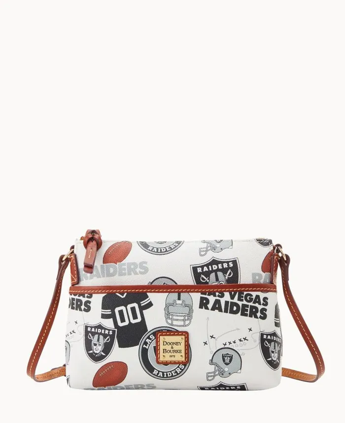 NFL Raiders Ginger Crossbody Raiders Woman Dooney and Bourke Crossbodies