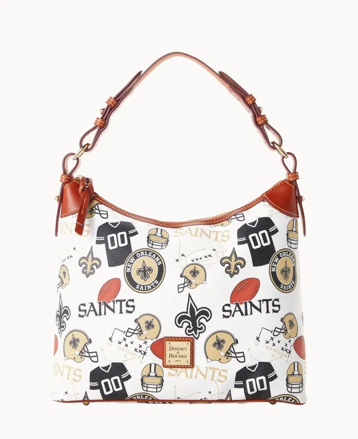 NFL Saints Hobo Saints Woman Dooney and Bourke Shoulder Bags