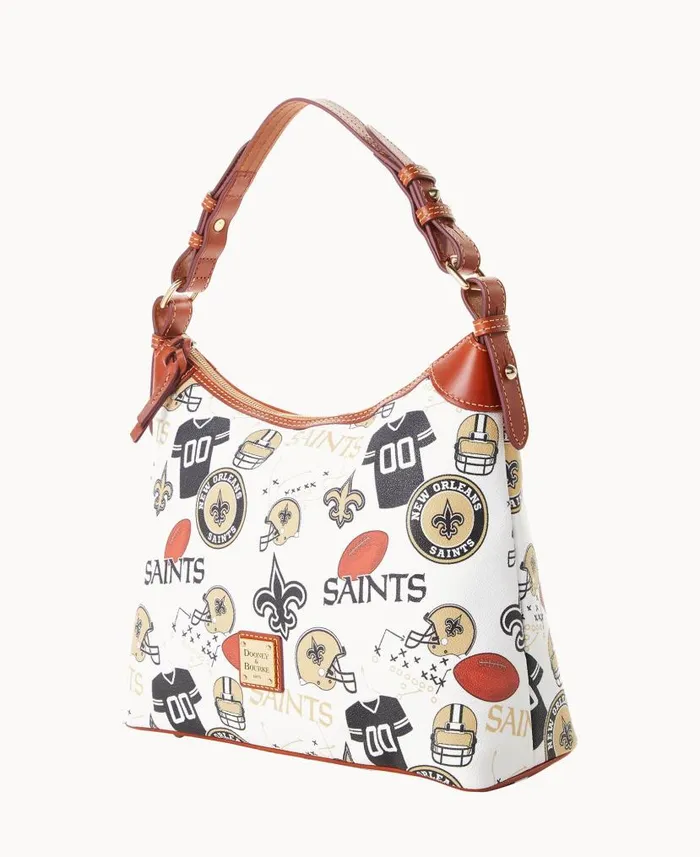 NFL Saints Hobo Saints Woman Dooney and Bourke Shoulder Bags NFL Saints Hobo Saints Woman Dooney and Bourke Shoulder Bags