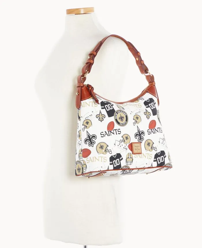 NFL Saints Hobo Saints Woman Dooney and Bourke Shoulder Bags NFL Saints Hobo Saints Woman Dooney and Bourke Shoulder Bags