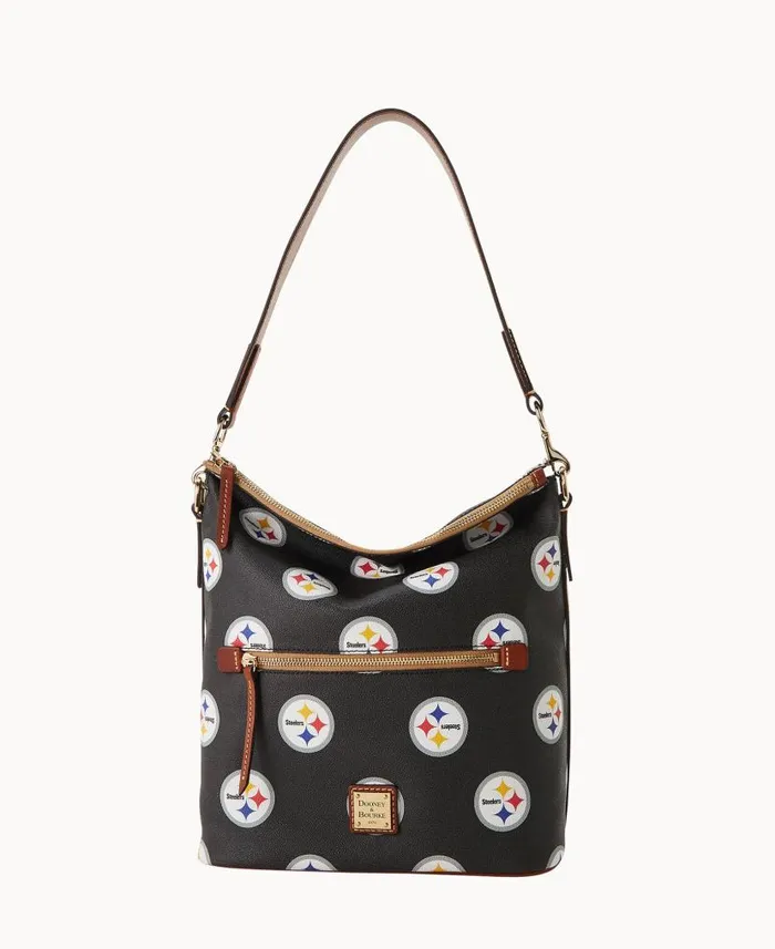 NFL Steelers Large Sac Steelers Woman Dooney and Bourke Shoulder Bags