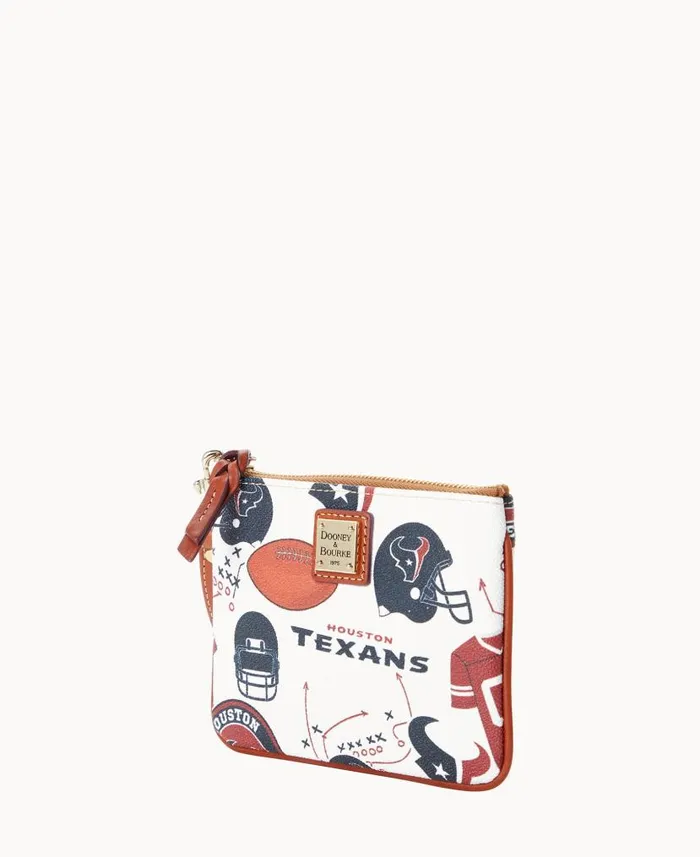 NFL Texans Stadium Wristlet Texans ManWoman Dooney and Bourke Wallets NFL Texans Stadium Wristlet Texans ManWoman Dooney and Bourke Wallets