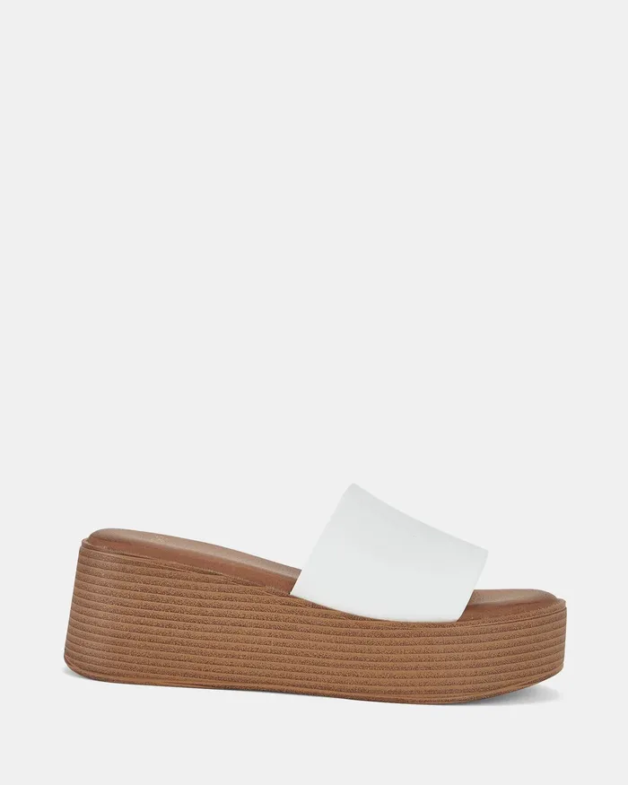 NOVO Shoes BENNIE WHITE Women Wedges