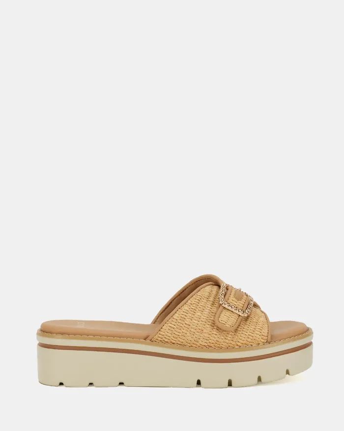 NOVO Shoes BETTE NATURAL RAFFIA Women Wedges