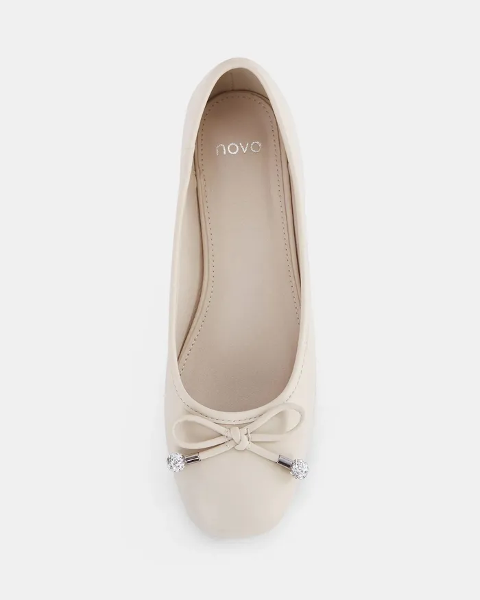 NOVO Shoes Casuals Women CHIOGGIA CREAM Ballet Flats