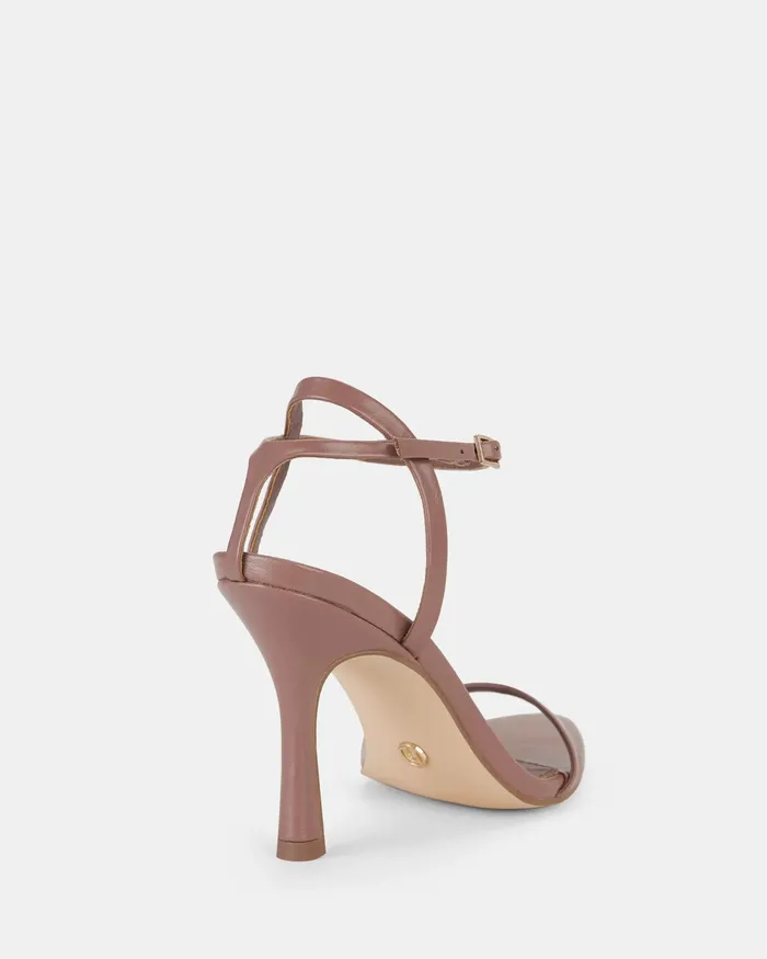 NOVO Shoes Party Women YAZMEEN PLUM Open Toe Heels