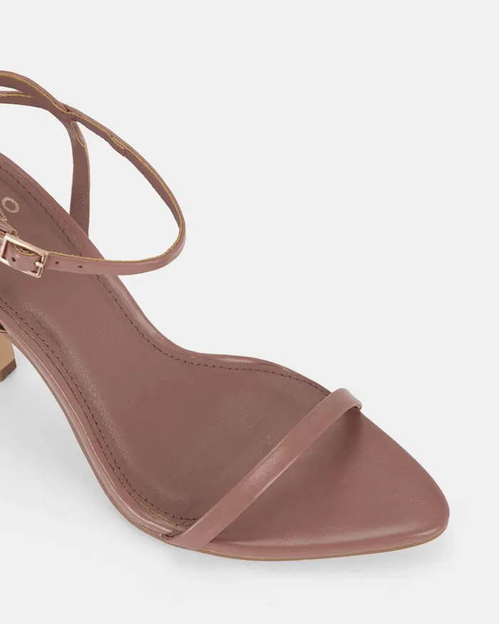 NOVO Shoes Party Women YAZMEEN PLUM Open Toe Heels