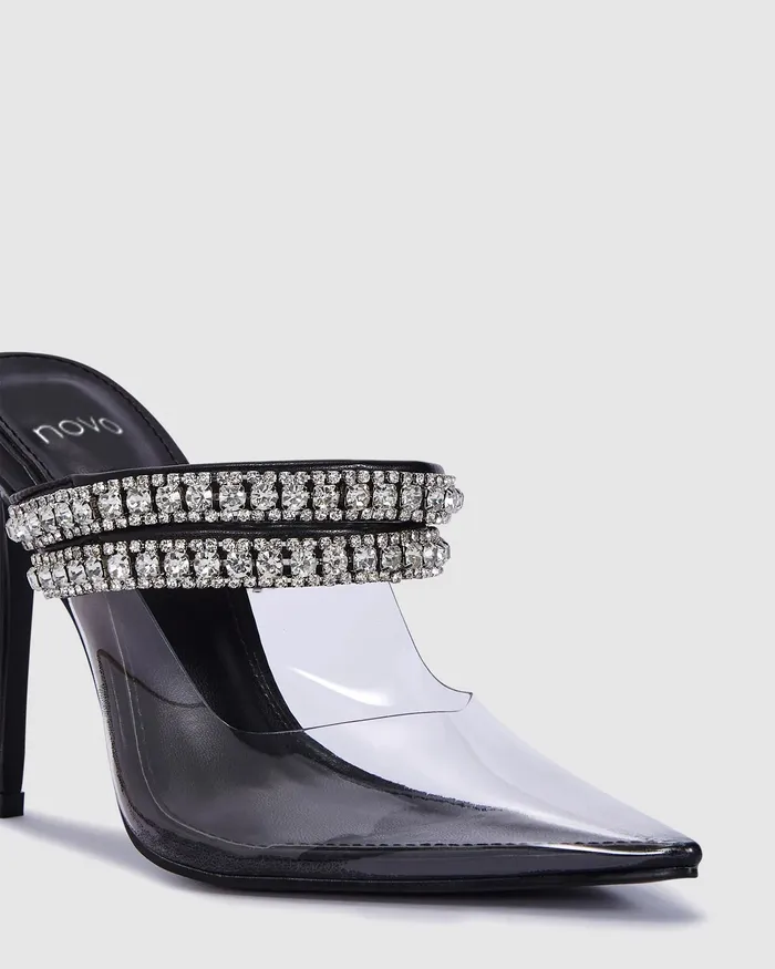 NOVO Shoes Party Women ZIDNEY BLACK Pumps