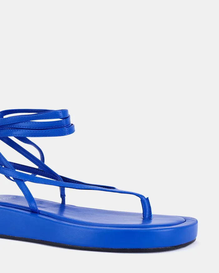 NOVO Shoes TALISHA COBALT Women Flatforms
