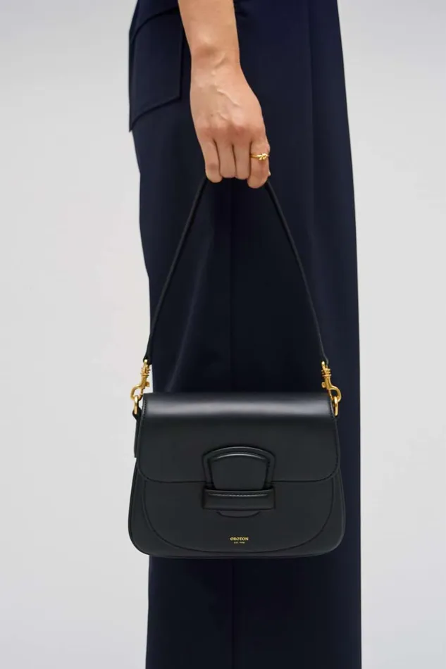 Oroton Carter Small Day Bag Black Women Shoulder Oroton Carter Small Day Bag Black Women Shoulder