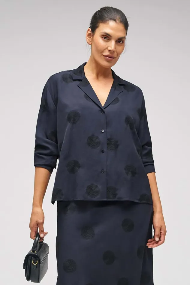 Oroton Embroidered Starburst Shirt North Sea Women Tops Oroton Embroidered Starburst Shirt North Sea Women Tops