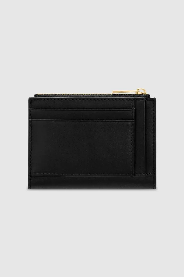 Oroton Imogen Mini 10 Credit Card Zip Wallet Black Women Wallets Oroton Imogen Mini 10 Credit Card Zip Wallet Black Women Wallets