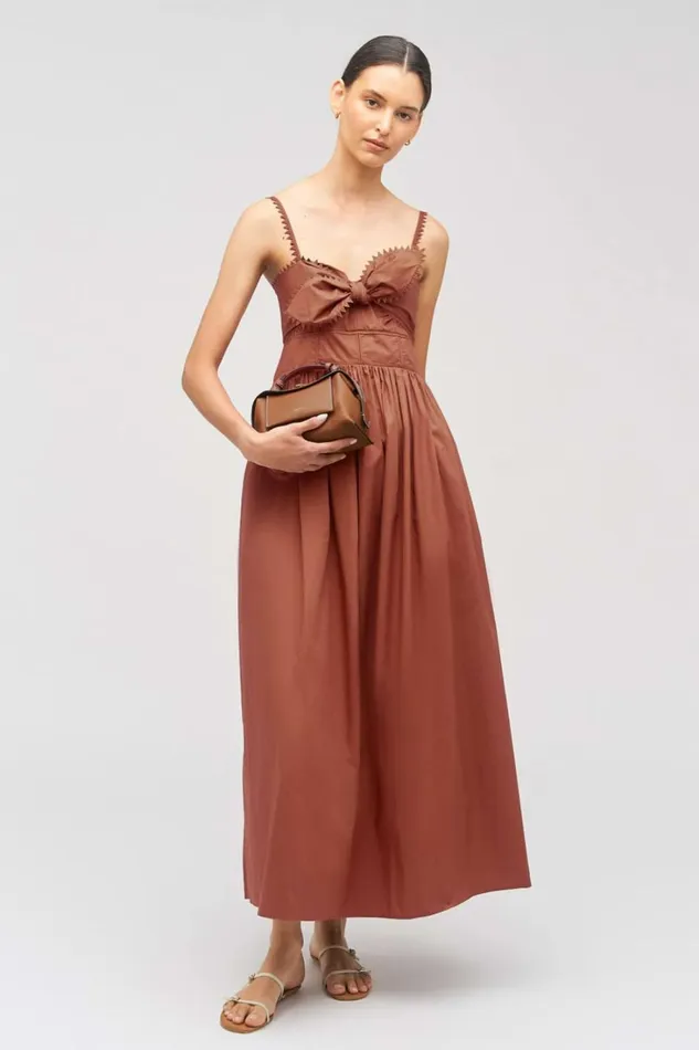 Oroton Lace Trim Sundress Wicker Women Dresses Oroton Lace Trim Sundress Wicker Women Dresses