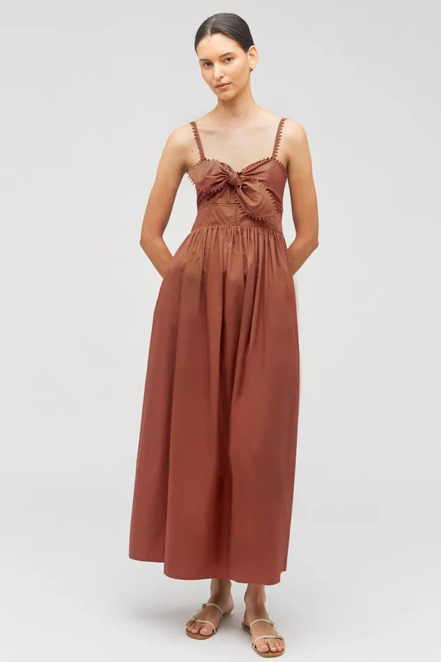 Oroton Lace Trim Sundress Wicker Women Dresses Oroton Lace Trim Sundress Wicker Women Dresses