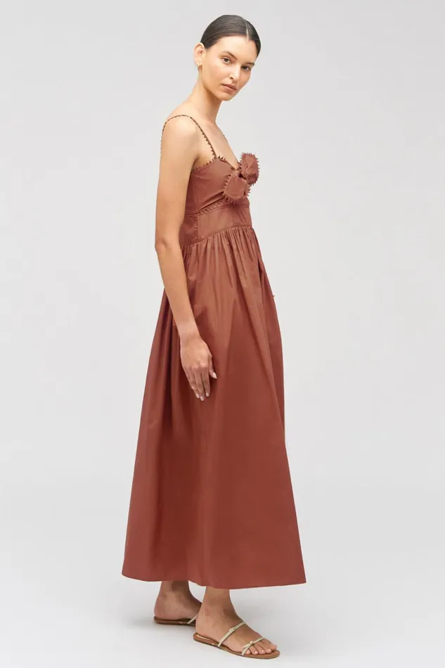 Oroton Lace Trim Sundress Wicker Women Dresses Oroton Lace Trim Sundress Wicker Women Dresses