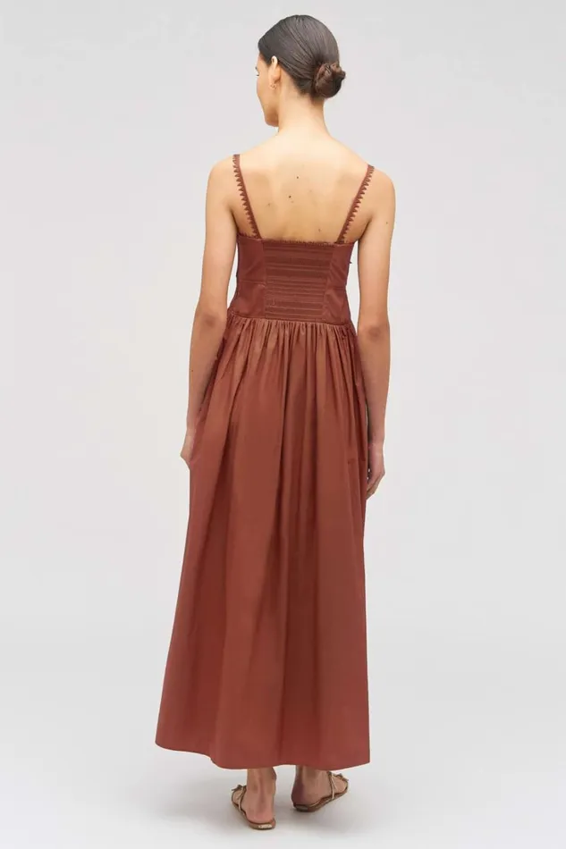 Oroton Lace Trim Sundress Wicker Women Dresses Oroton Lace Trim Sundress Wicker Women Dresses