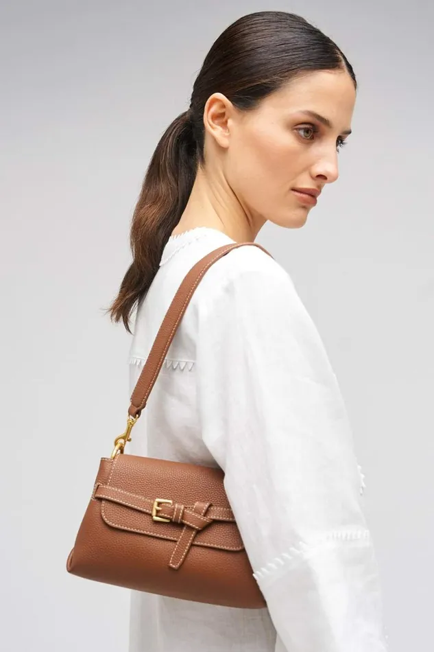 Oroton Margot Small Top Handle Whiskey Women Shoulder Oroton Margot Small Top Handle Whiskey Women Shoulder