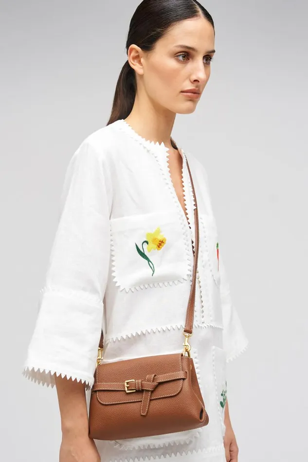 Oroton Margot Small Top Handle Whiskey Women Shoulder Oroton Margot Small Top Handle Whiskey Women Shoulder