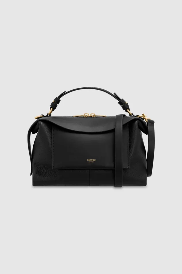 Oroton Mica Small Bowler Black Women Shoulder
