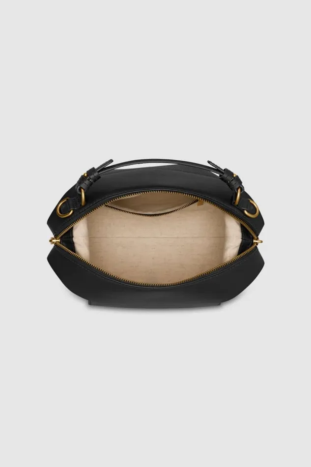 Oroton Mica Small Bowler Black Women Shoulder Oroton Mica Small Bowler Black Women Shoulder