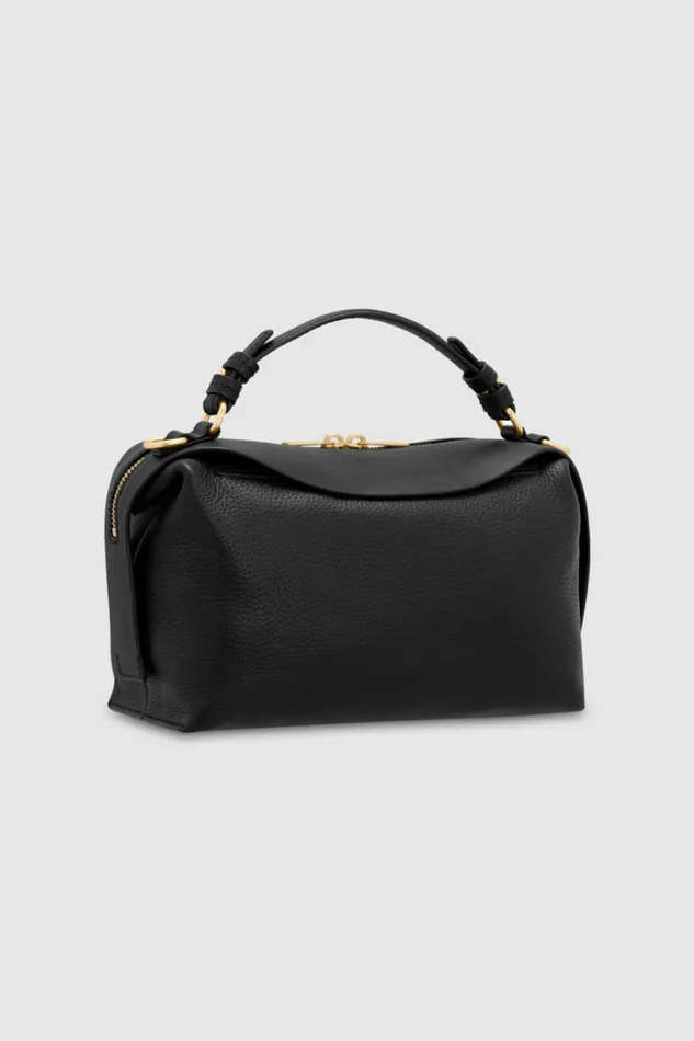 Oroton Mica Small Bowler Black Women Shoulder Oroton Mica Small Bowler Black Women Shoulder