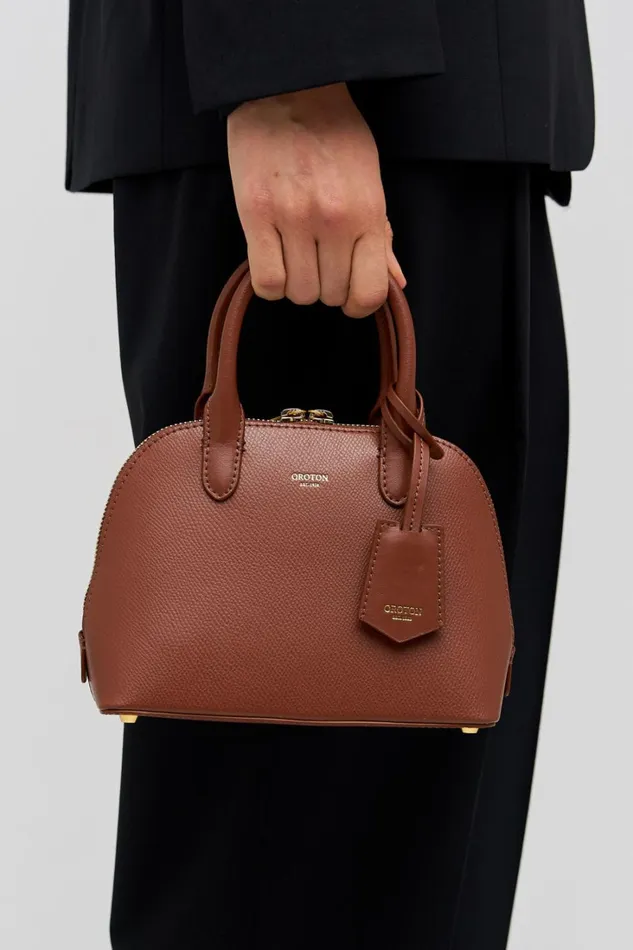 Oroton Muse Micro Griptop Barn Red Women Mini Bags Oroton Muse Micro Griptop Barn Red Women Mini Bags