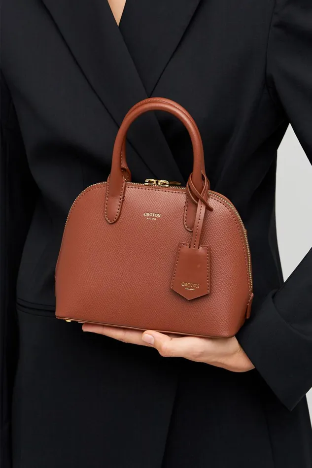Oroton Muse Micro Griptop Barn Red Women Mini Bags Oroton Muse Micro Griptop Barn Red Women Mini Bags