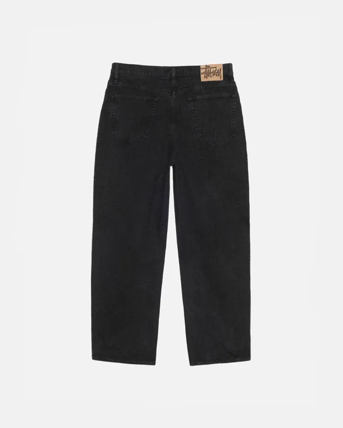Pants MenWomen Stussy BIG OL039 JEAN CANVAS NEEDLEPUNCH Black Pants MenWomen Stussy BIG OL039 JEAN CANVAS NEEDLEPUNCH Black