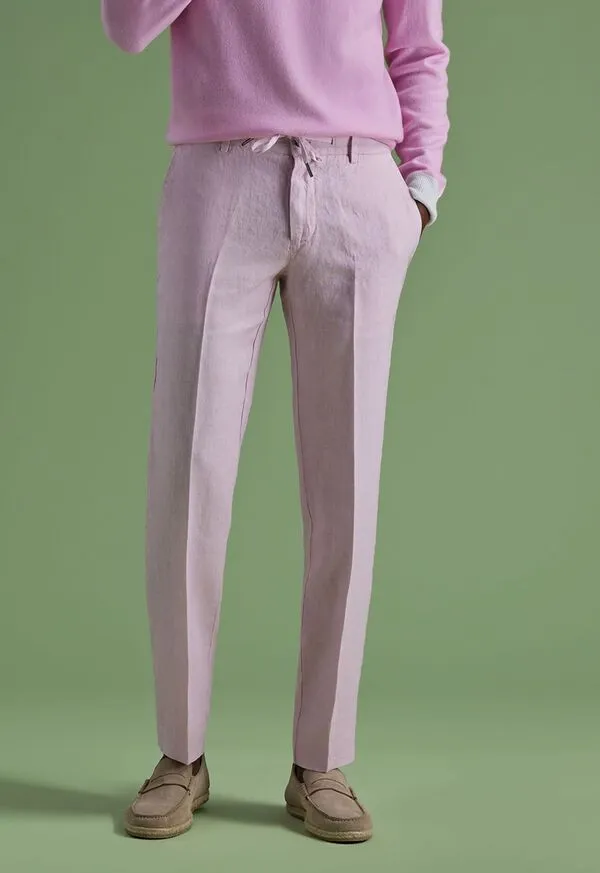Pants Paulstuart Mens Linen Drawstring Trouser Light Blue Pants Paulstuart Mens Linen Drawstring Trouser Light Blue