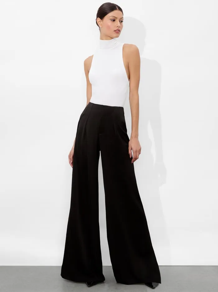 Pants Women Alice Olivia Eloise Wide Leg Pant Black
