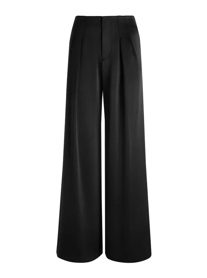 Pants Women Alice Olivia Eloise Wide Leg Pant Black