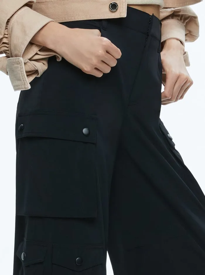 Pants Women Alice Olivia Olympia Cargo Pants Black