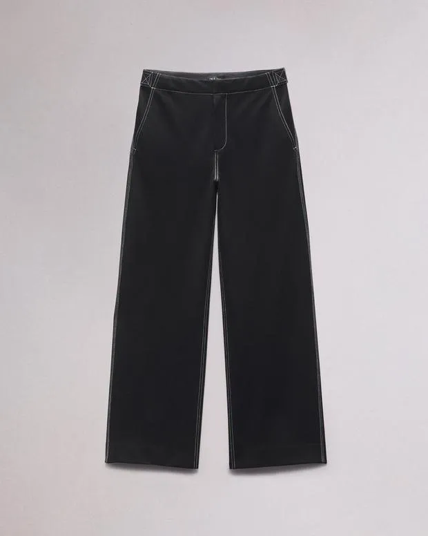 Pants Women Rag and Bone Irina Ponte Stitch Pant Black