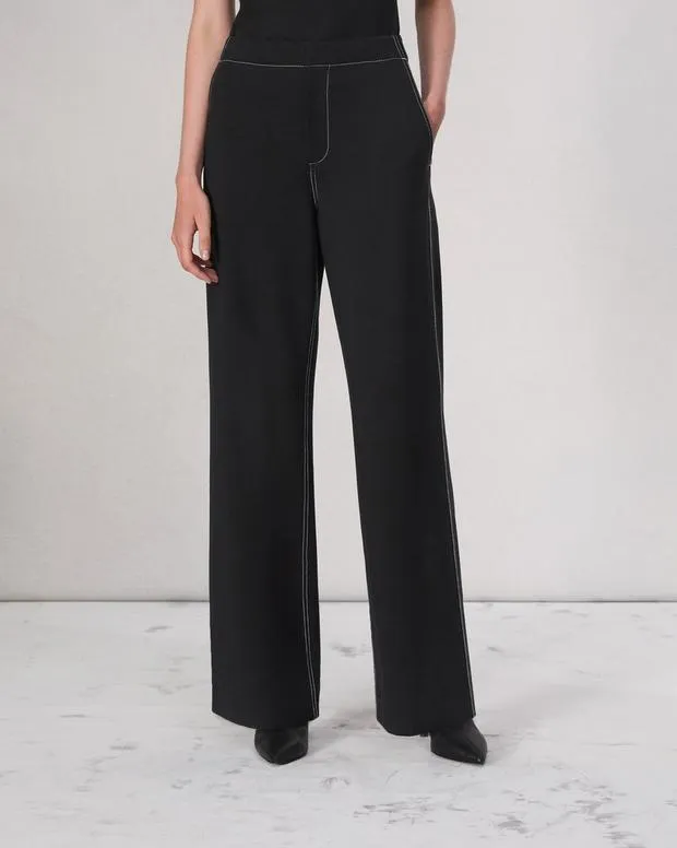 Pants Women Rag and Bone Irina Ponte Stitch Pant Black