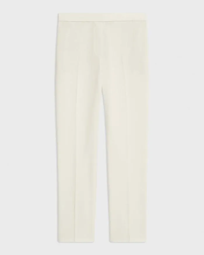 Pants Women Theory Treeca PullOn Pant In Admiral Crepe Rice