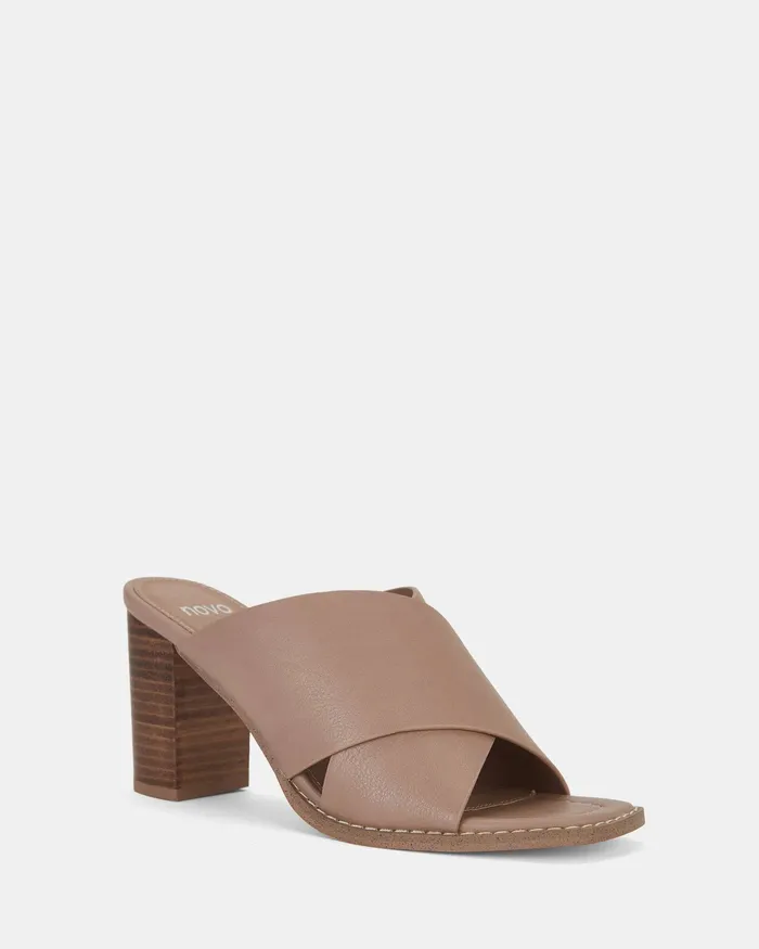 Party FEYRAH ALMOND Open Toe Heels NOVO Shoes Women