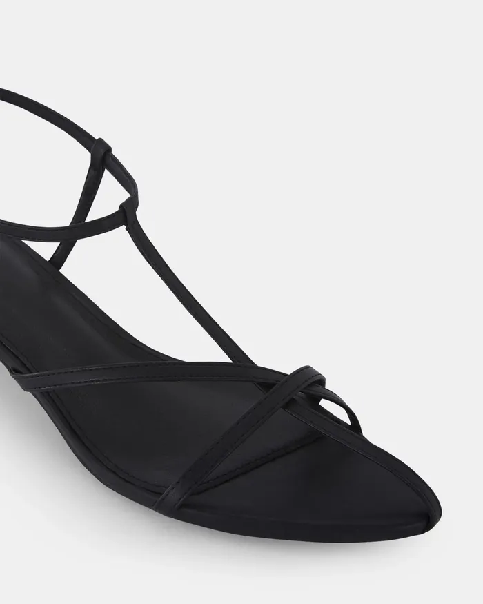 Party NOVO Shoes Women ZAGE BLACK Kitten Heels