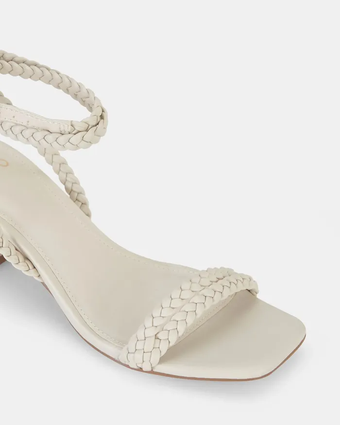 Party Women USUKI CREAM Open Toe Heels NOVO Shoes