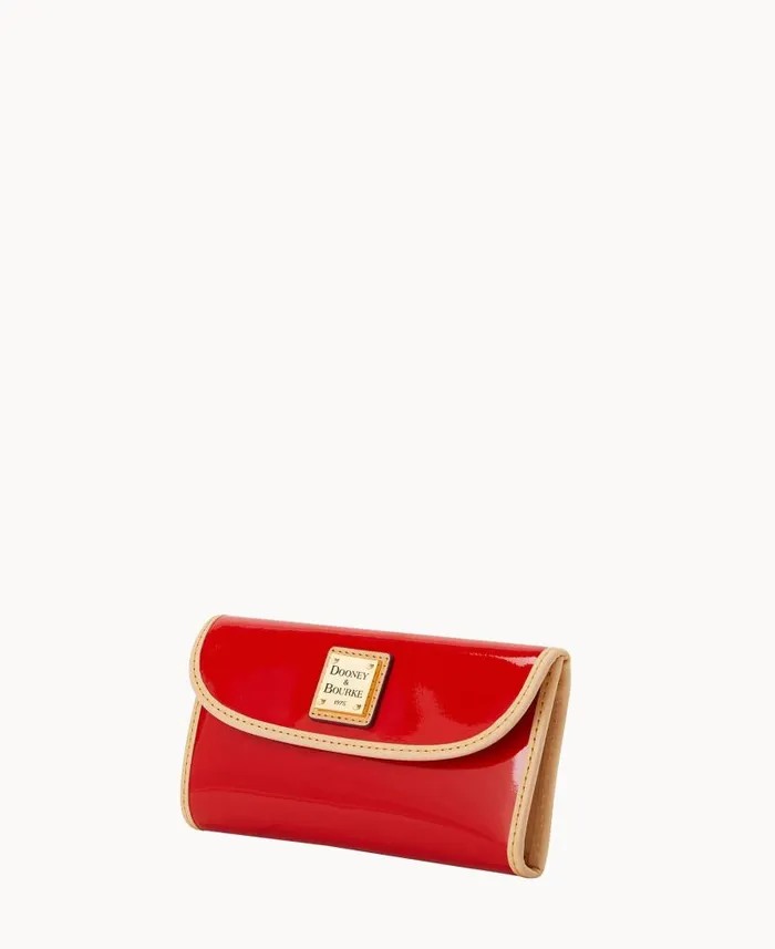 Patent Continental Clutch Red ManWoman Dooney and Bourke Wallets Patent Continental Clutch Red ManWoman Dooney and Bourke Wallets