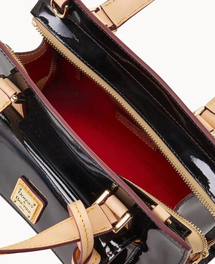 Patent Small Satchel Black Woman Dooney and Bourke Satchels Patent Small Satchel Black Woman Dooney and Bourke Satchels