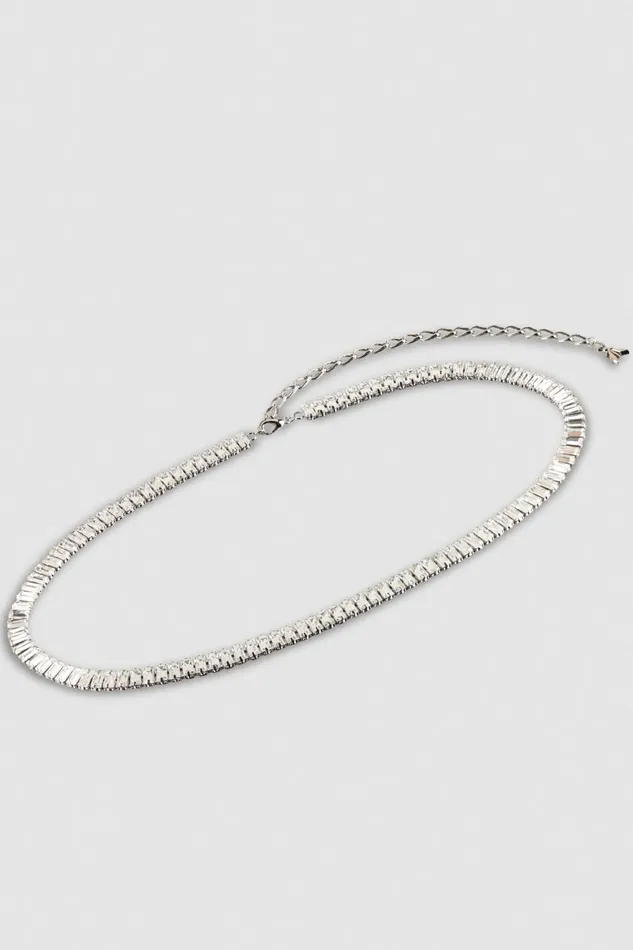Patrizia Pepe Belts Chain Belt With Pendant Silver 8211 Women